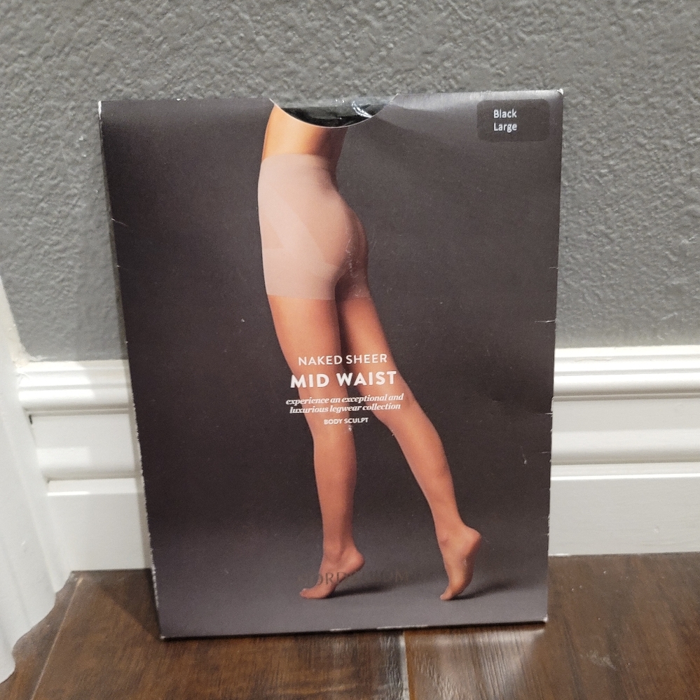 Nordstrom Naked Sheer Mid Waist